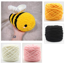 Load image into Gallery viewer, 100g/Pc DIY Knitting Soft Chenille Yarn Ice Strip Line Wool Cotton Scarf Hat Thick Wool Crochet Hand Knitting Thread Wholesale