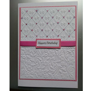 Flower and Butterfly Embossing Folders For Card Making