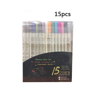 Set of Metallic Markers Glitter Pen
