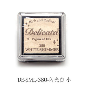 Tsukineko Delicata multi-purpose metal ink pad large /small with liquid oil