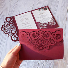 Load image into Gallery viewer, Wedding Invitation with Lace Borders Dies