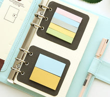 Load image into Gallery viewer, Transparent loose leaf binder, A6,  A7 note book, bullet journal, a5 planner, office supplies