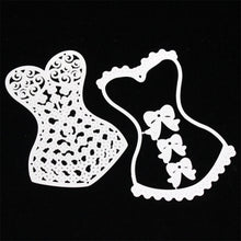Load image into Gallery viewer, KSCRAFT Small Size Cute Corset Metal Cutting Dies